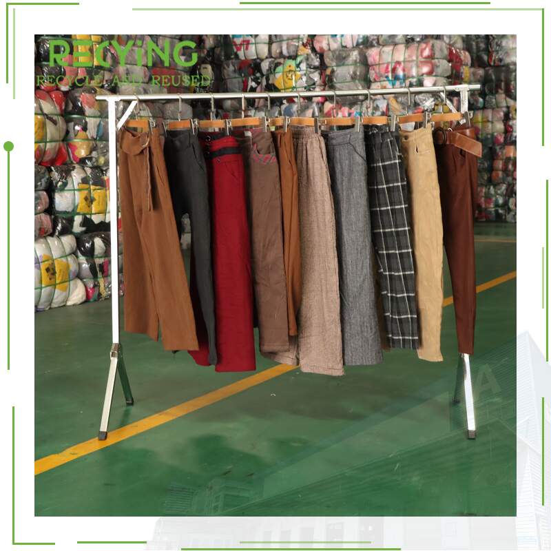 Bulk wholesale used women’s thick cotton pants