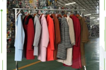 High Quality Second Hand Winter Long Wool Coat