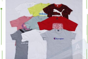 Wholesale Mixed Size Second Hand International Brand Men's T-shirt