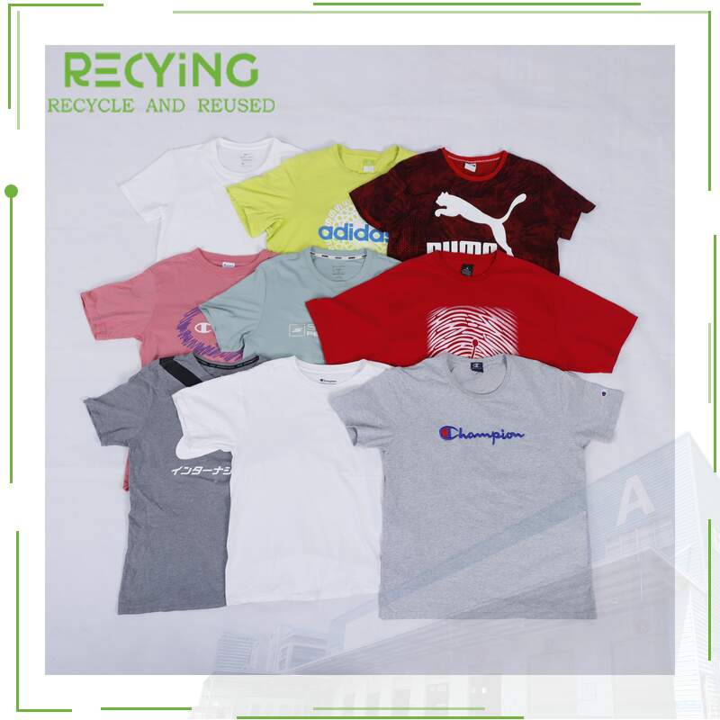 Wholesale Mixed Size Second Hand International Brand Men's T-shirt