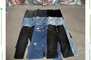 Second Hand ZARA Denim Jacket and Pants Bale Wholesale