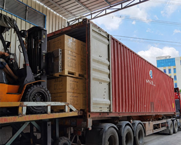 Factory full container loading of stainless steel kitchenware products